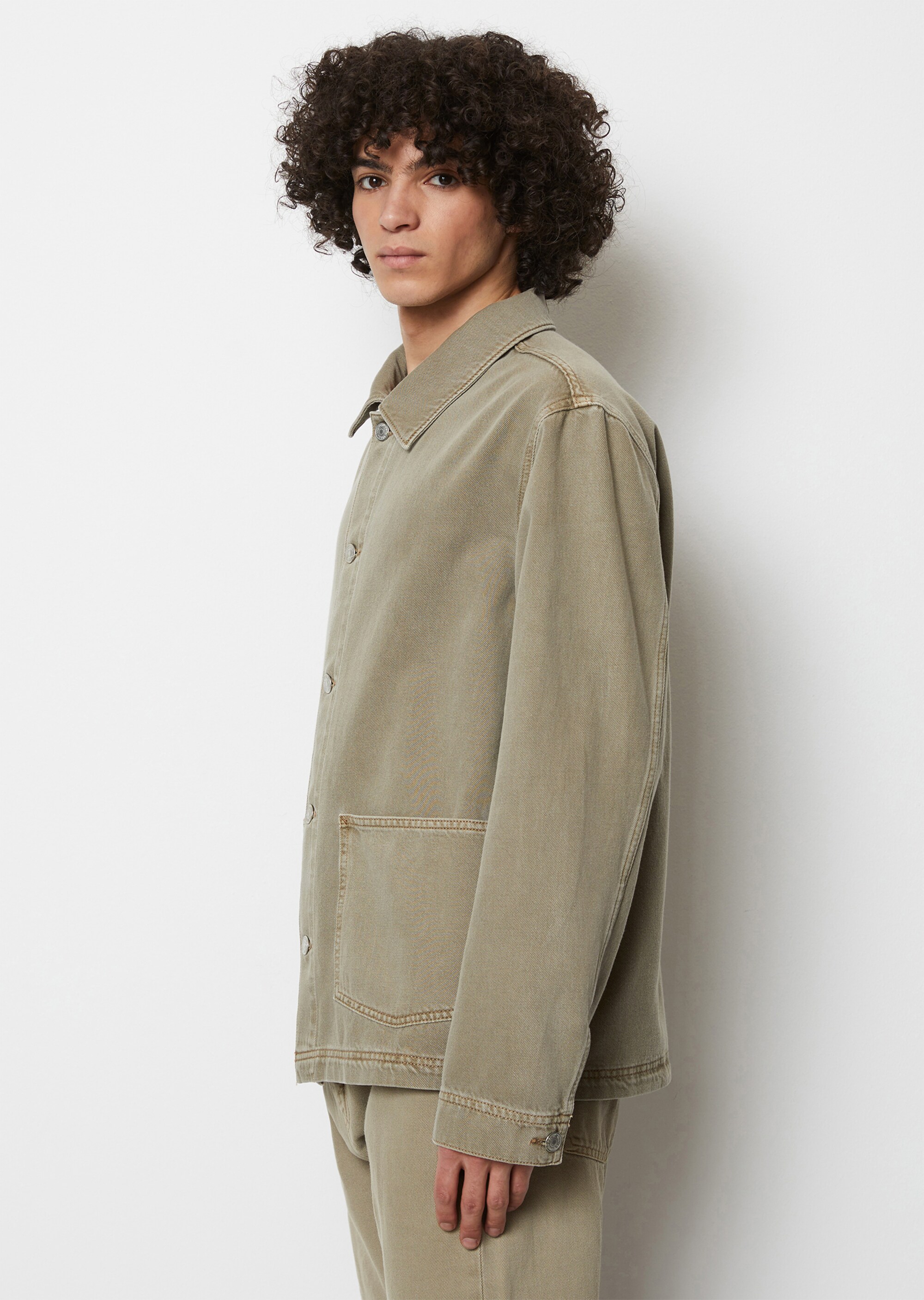 Denim-Chore-Jacke aus reiner Bio-Baumwolle