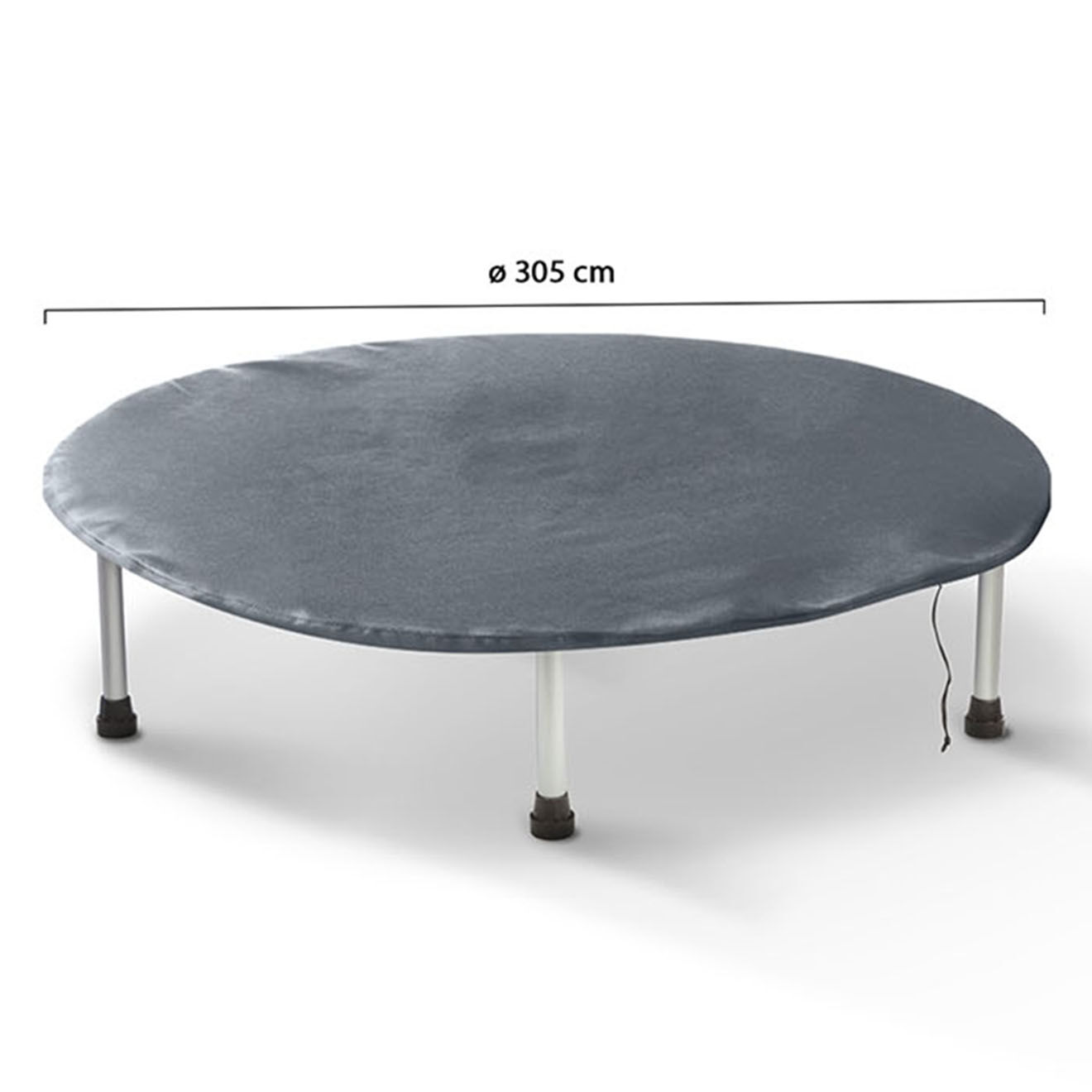 Pratik Garden Housse de protection pour trampoline grise - D.430 cm