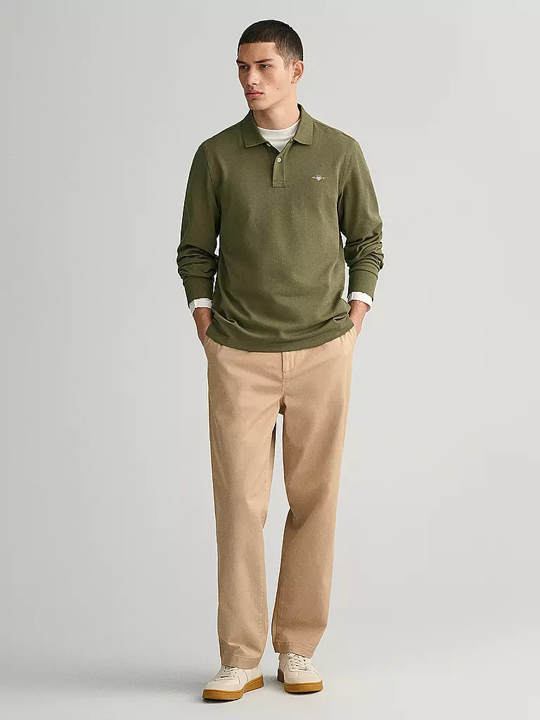 GANT Poloshirt Slim Fit olive