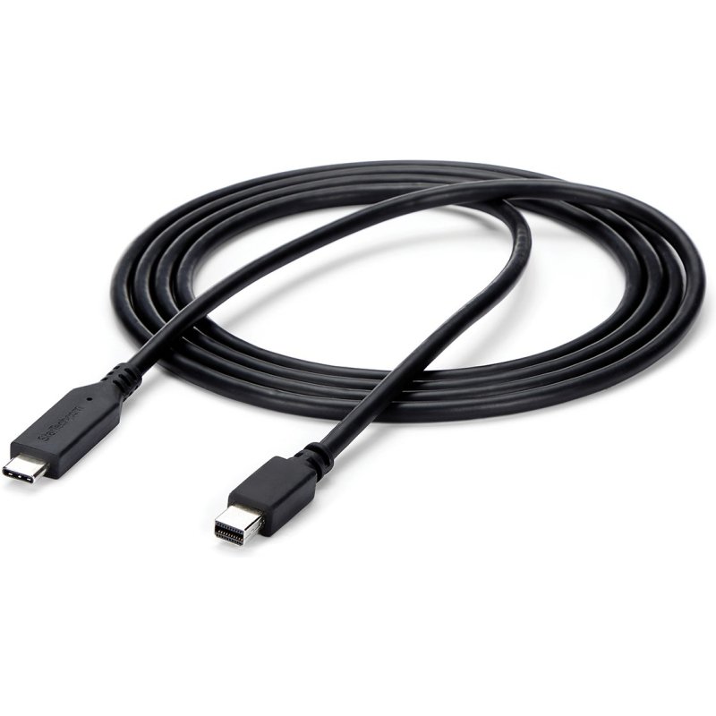 StarTech.com Câble adaptateur USB-C vers Mini DisplayPort 4K 60 Hz de 1,8 m en noir