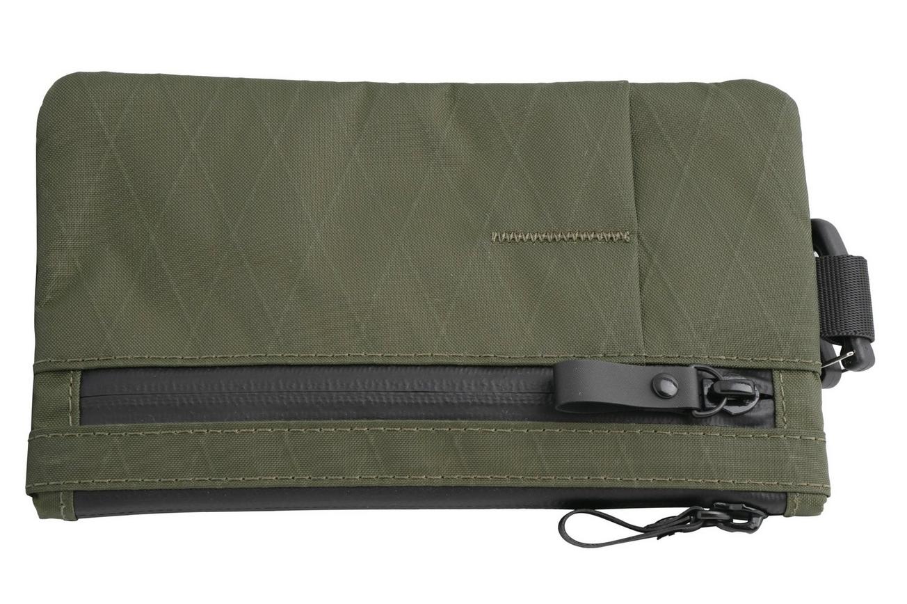 Alpaka Gear Zip Clutch AE001040503 Dark Green, X-Pac VX21, tech-organizer en portemonnee