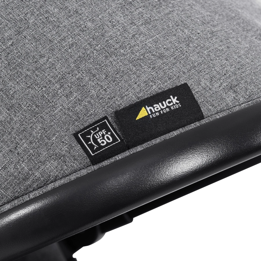 hauck Geschwisterwagen Atlantic Twin Melange Grey