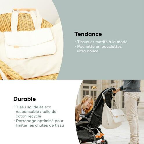 Sac à langer Tote bag - Ecru 