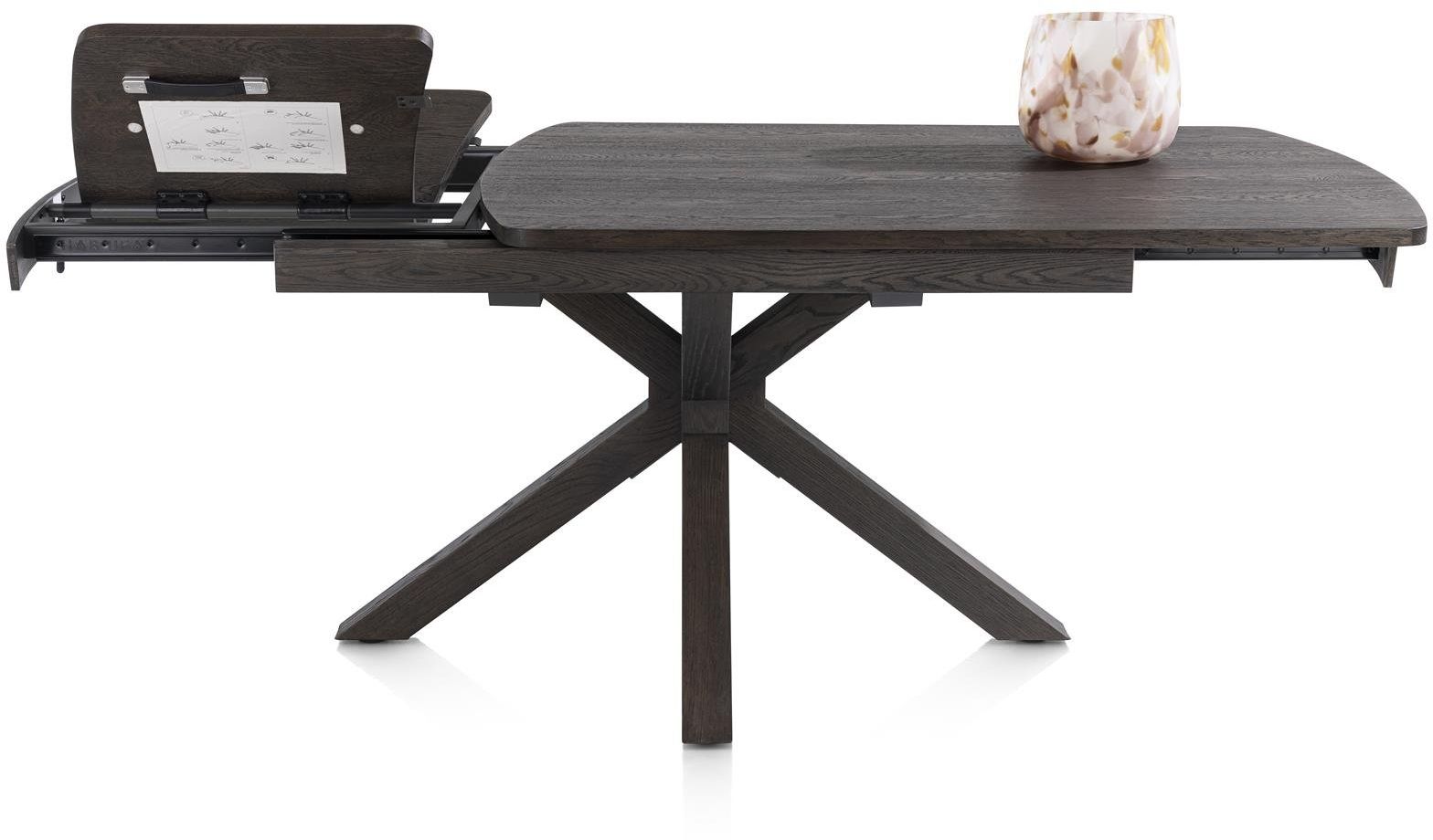 Henders en Hazel Nyon Uitschuiftafel Basalt 140cm