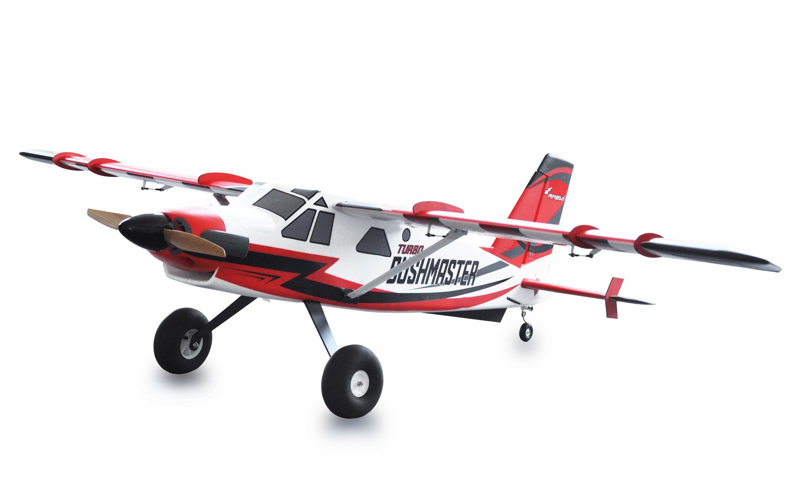 Motorflugzeug AMXFlight Turbo Bushmaster 1830 mm STOL PNP<br>Kunstflugtaugliches STOL Modellflugzeug mit Brushless Antrieb