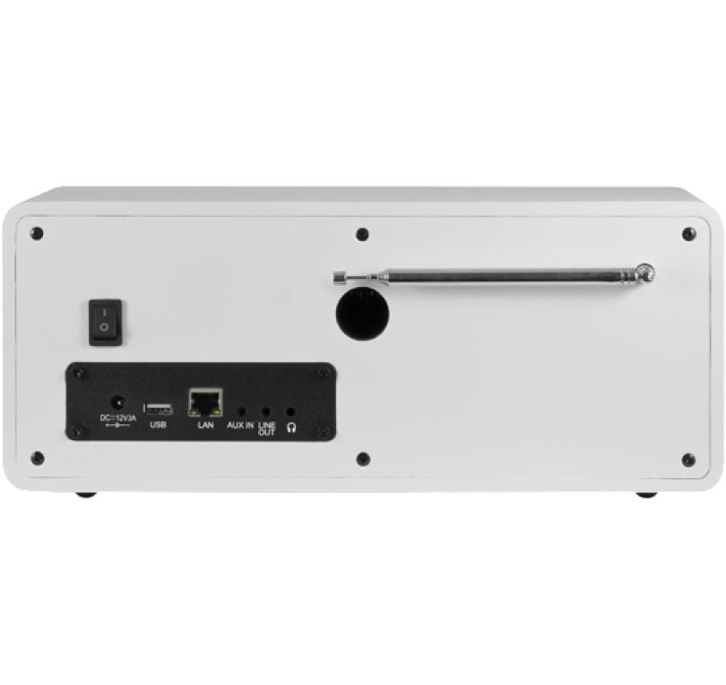 Internet Radio Dabman i200 Weiss<br>Kompaktes Digital- und Internetradio