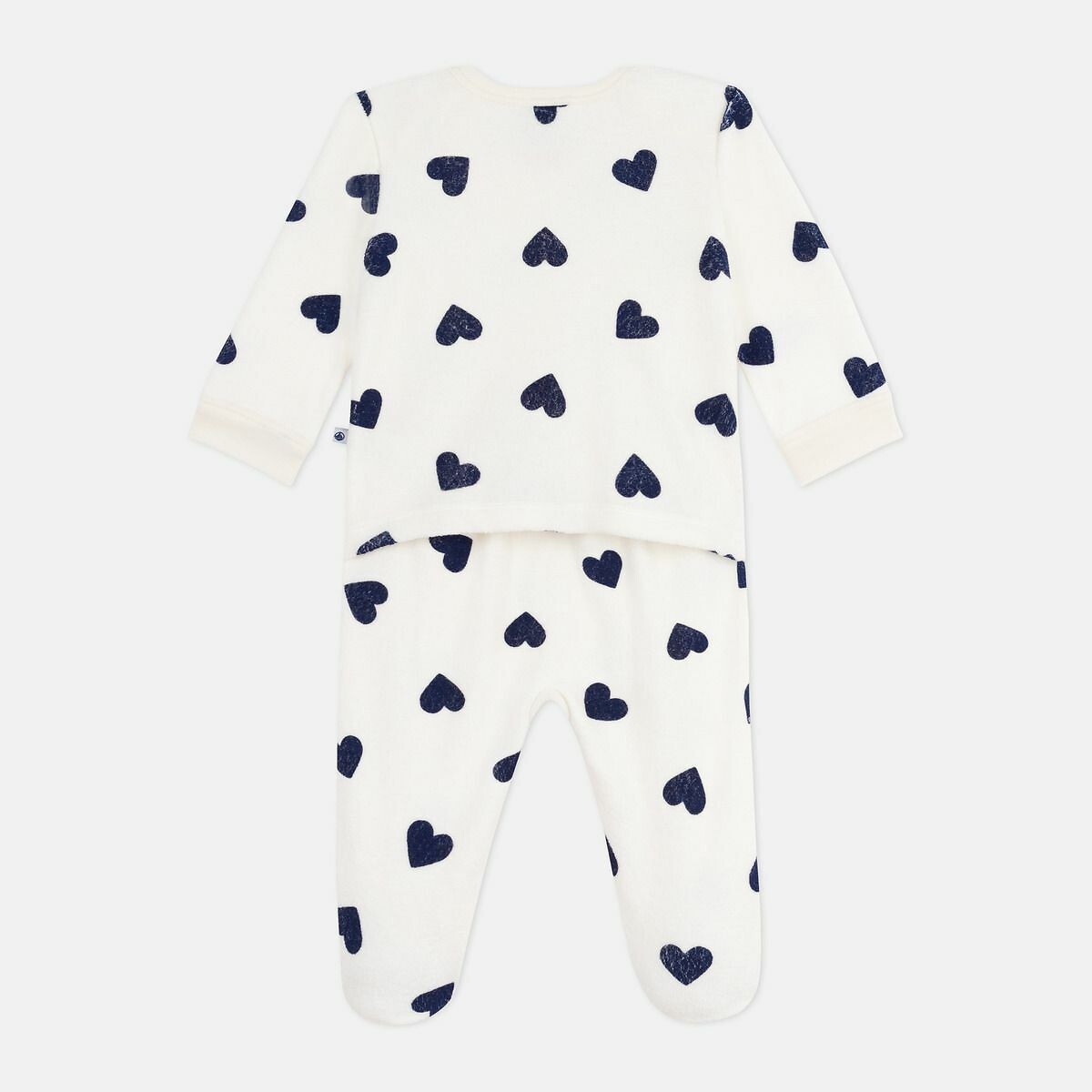 PETIT BATEAU<br>Pijama bebê de algodão com estampa