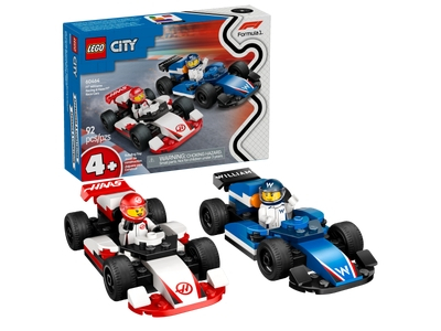 LEGO F1® Williams Racing en Haas F1® racewagens (60464)