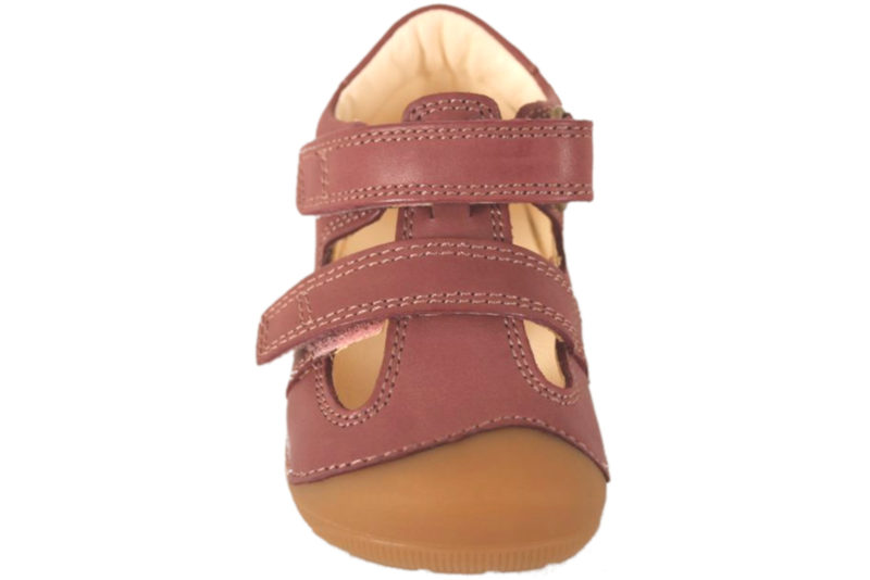 BUNDGAARD PETIT SANDAL DARK ROSE I GLAT SKIND