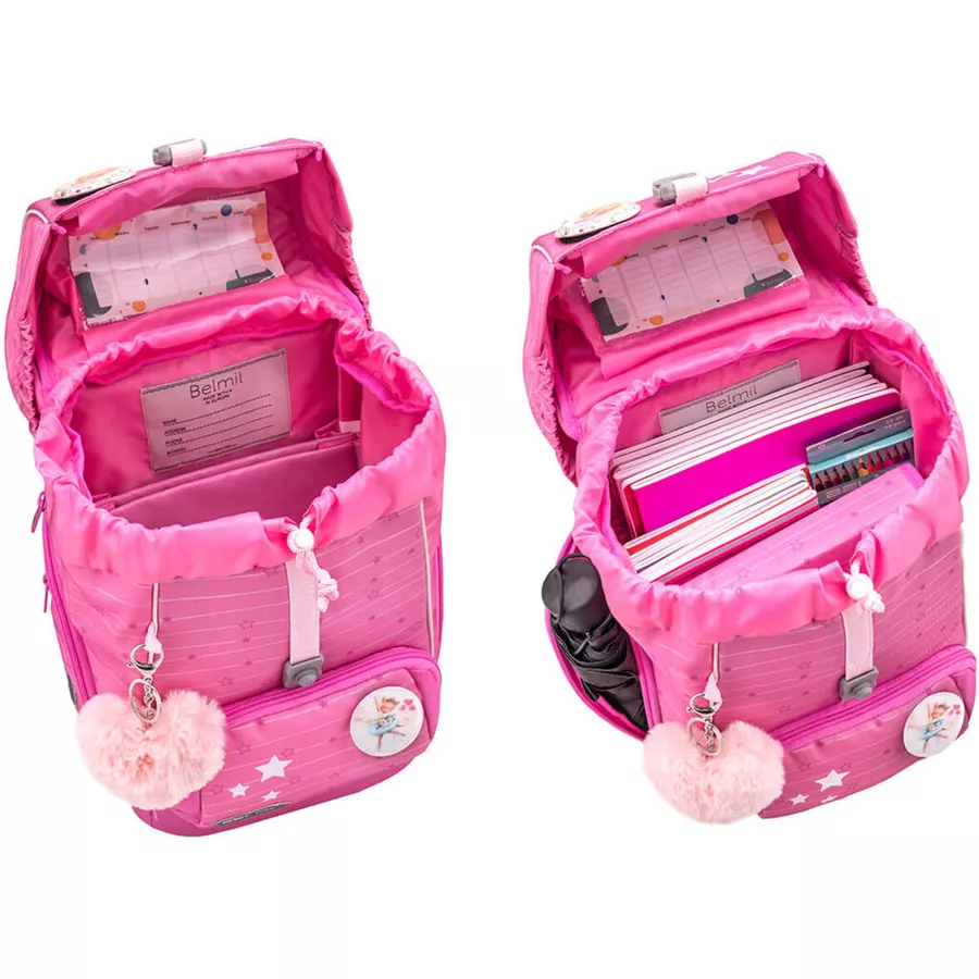 Belmil Schulranzen Premium Comfy Plus Set 5-teilig Candy