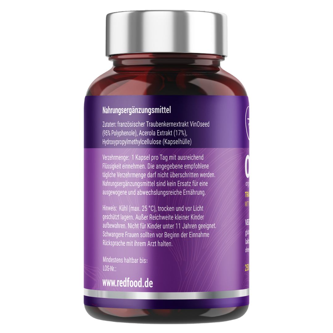 Redfood® OPC französicher Traubenkernextrakt