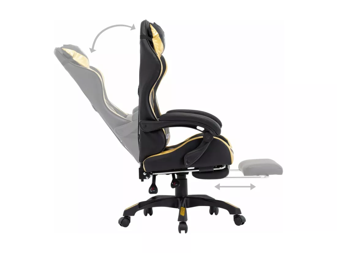 Chaise fauteuil siège pivotante cuir 64 x 65 x 119 cm 02_0024218