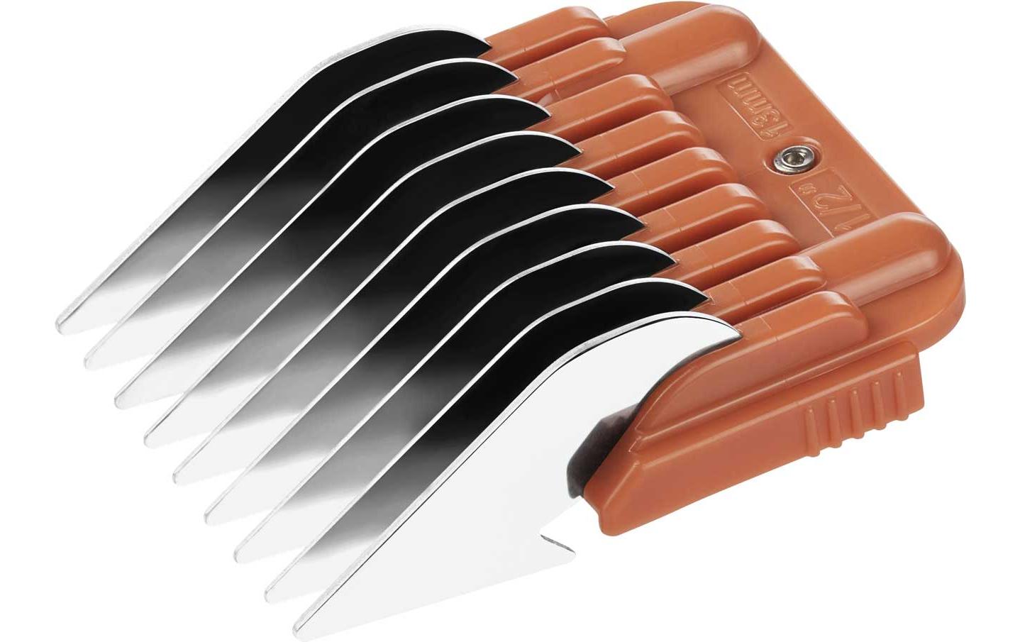 Aufsteckkamm Set 9-teilig, Snap-on, MetallZubehör zu Tierhaar-Trimmer SaphirCord & SaphirBasic