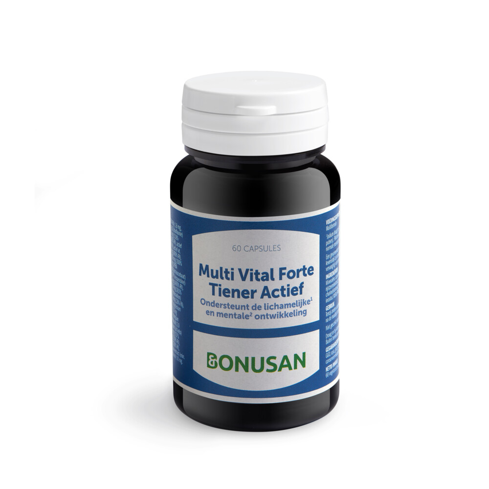 2x Bonusan Multi Vital Forte Tiener Actief 60 vegacapsules