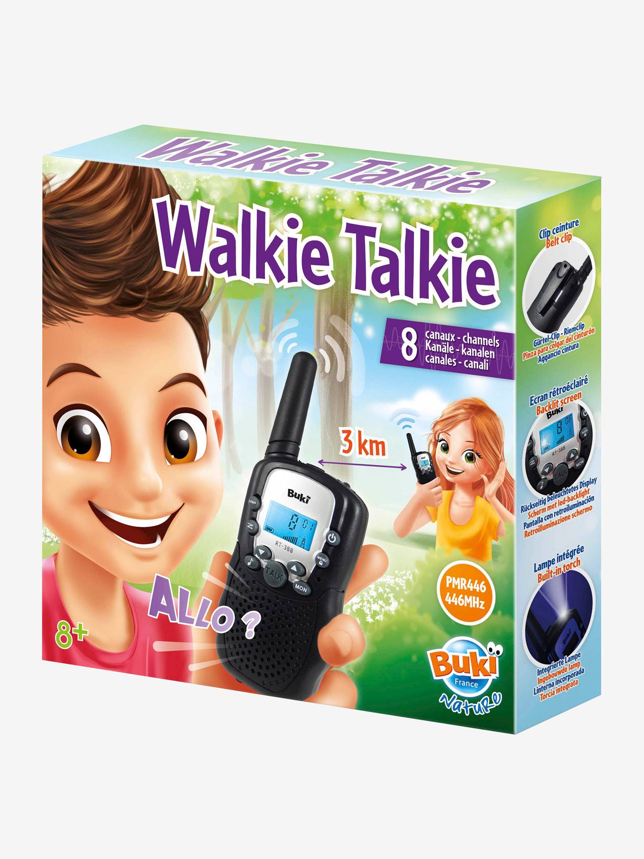 Walkie-talkie preto BUKI