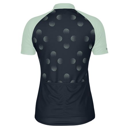 ENDURANCE 30 Damen-Kurzarmtrikot  dark bluefresh green  XS