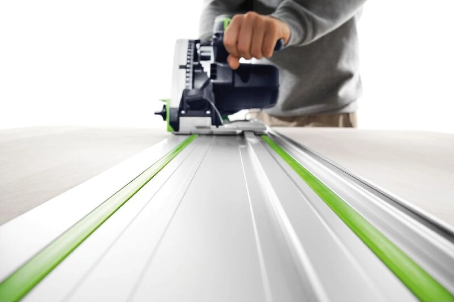 Festool FS 1400/2 Geleiderail - 1400 mm - met  2x FSZ 120 schroefklemmen