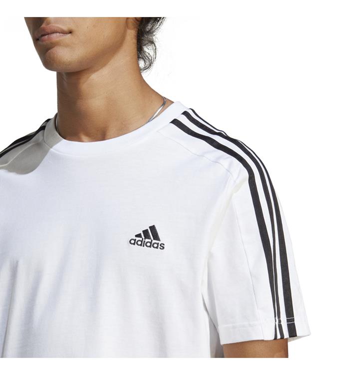 adidas Men Essentials Single Jersey 3-Stripes T-Shirt