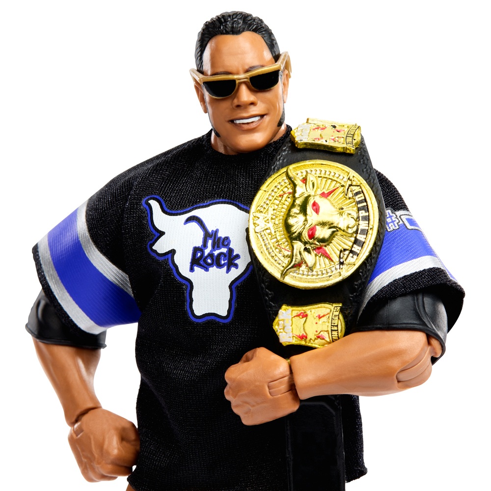 WWE Elite Series 100 The Rock Actionfigur