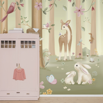 Fotobehang Little Dutch Fairy Garden (dessin WD120031)