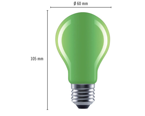 FLAIR LED Lamp A60 E27/4W groen