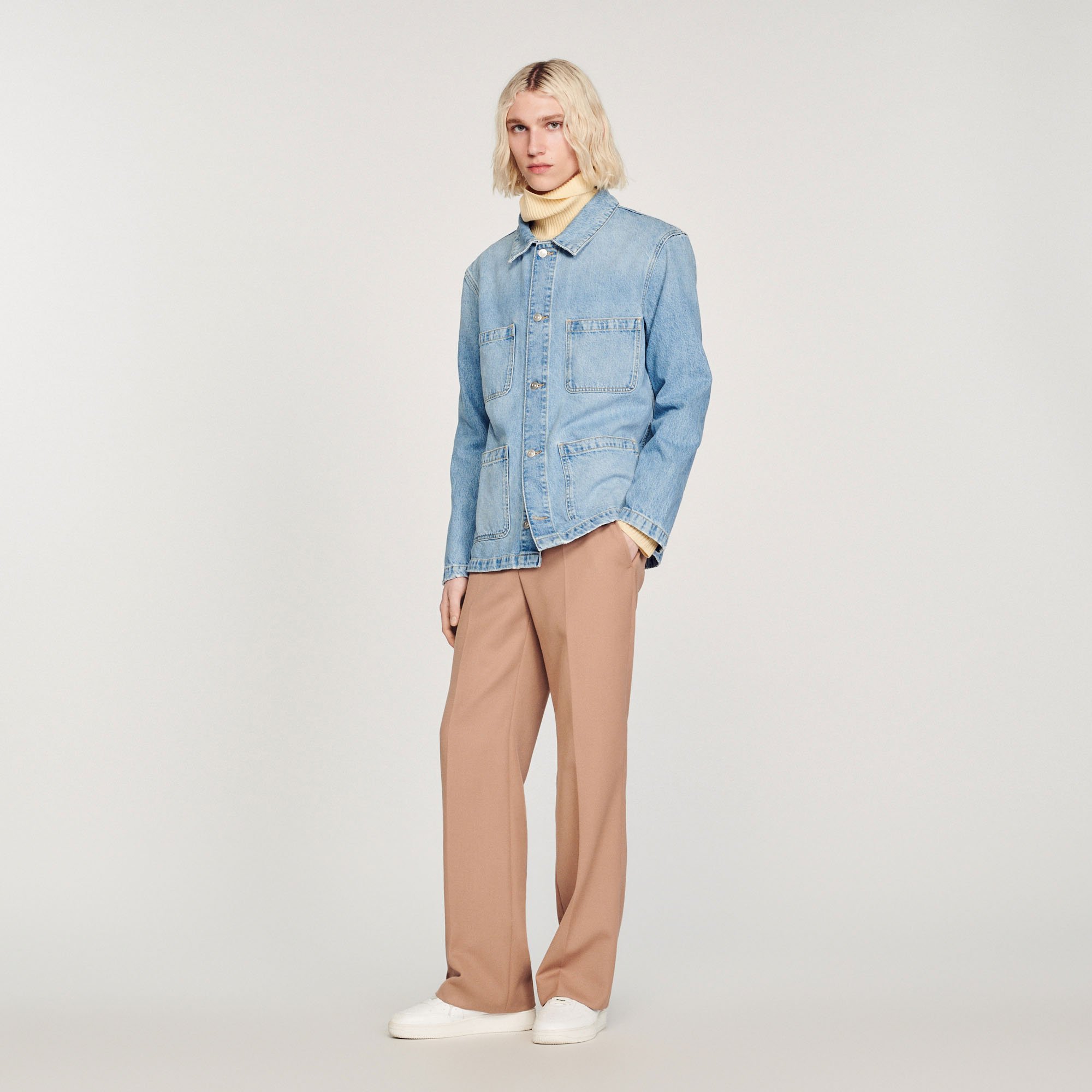 Blouson worker en denim
