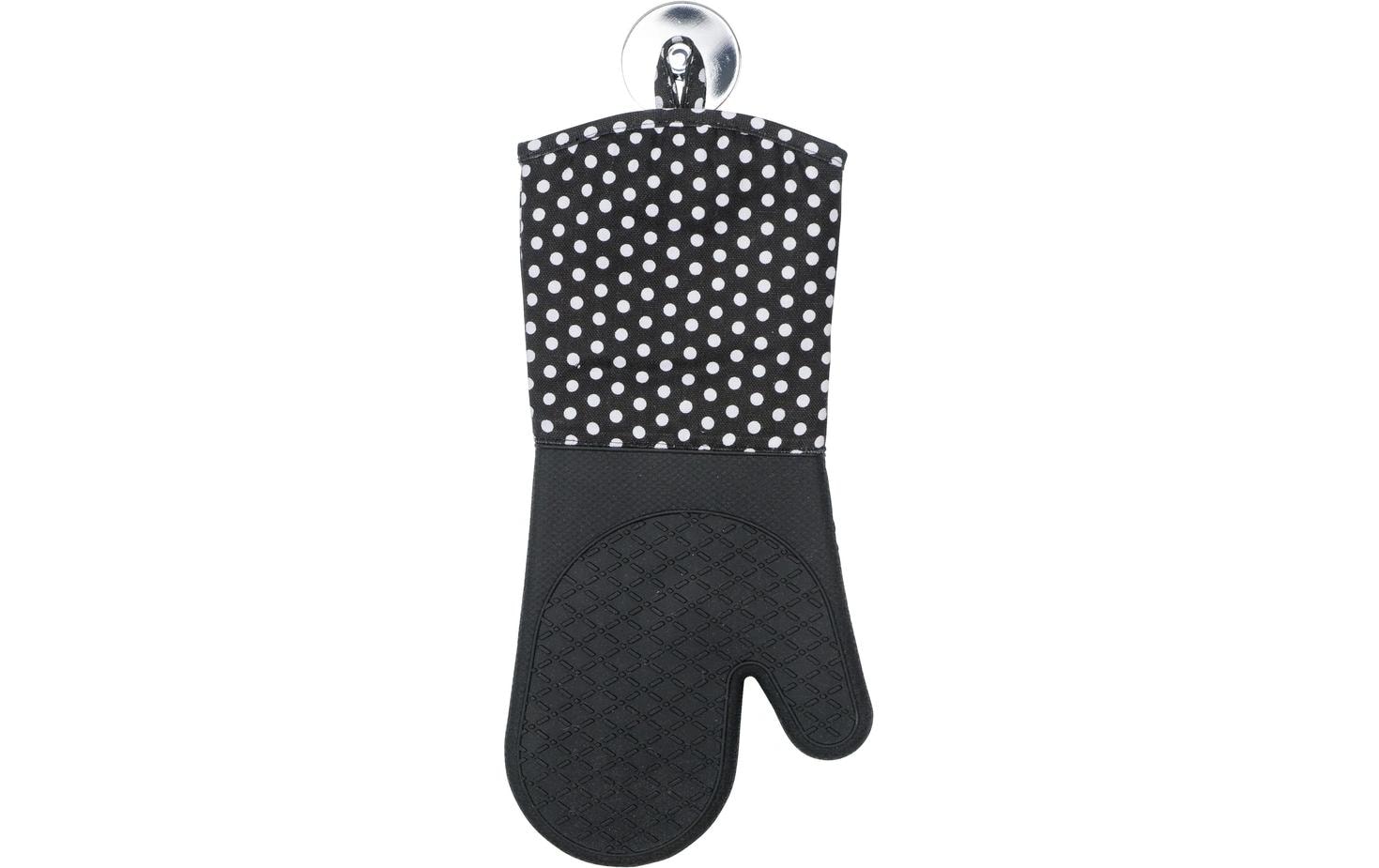 Küchenhandschuh Punkte 2er Set, SchwarzTopfhandschuhe