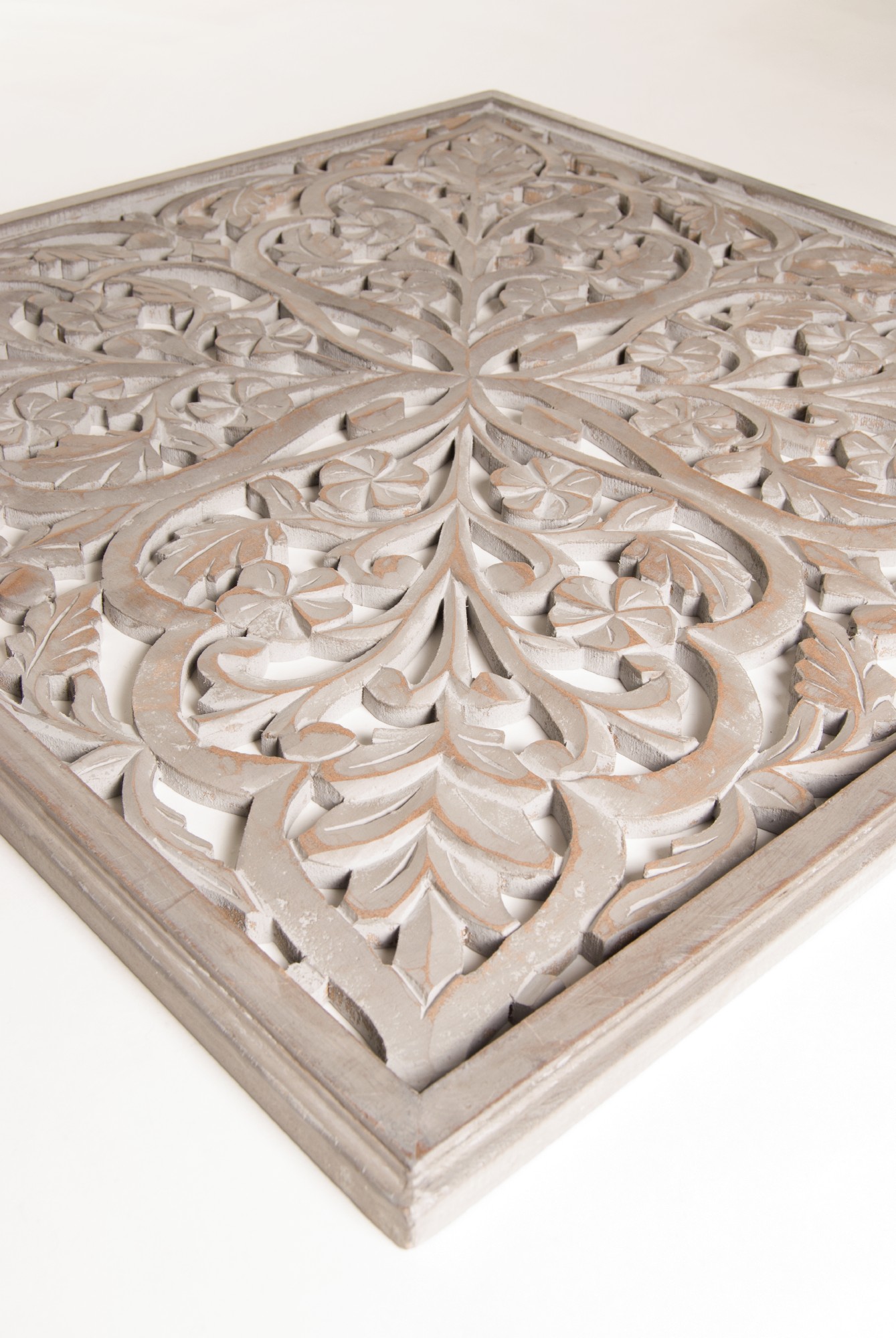Wandpanel 'Larisse', grau, B 90 cm, H 90 cm, L 2 cm von fischer's lagerhaus