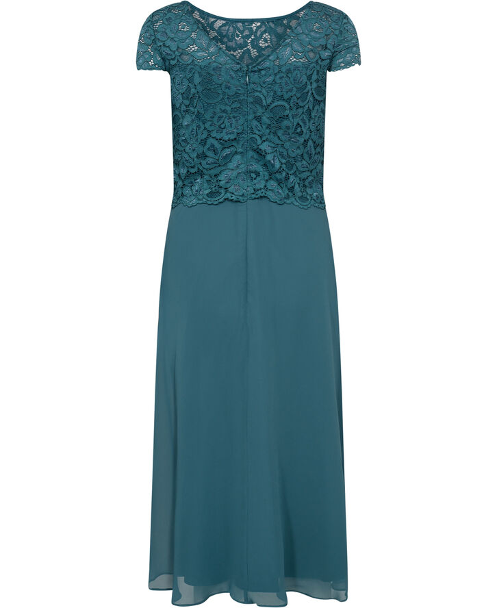 Christian Berg Cocktail Dress Aqua slate