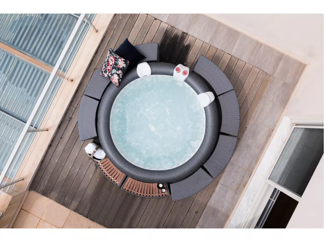 Spa gonflable rond 6 places MINORQUE