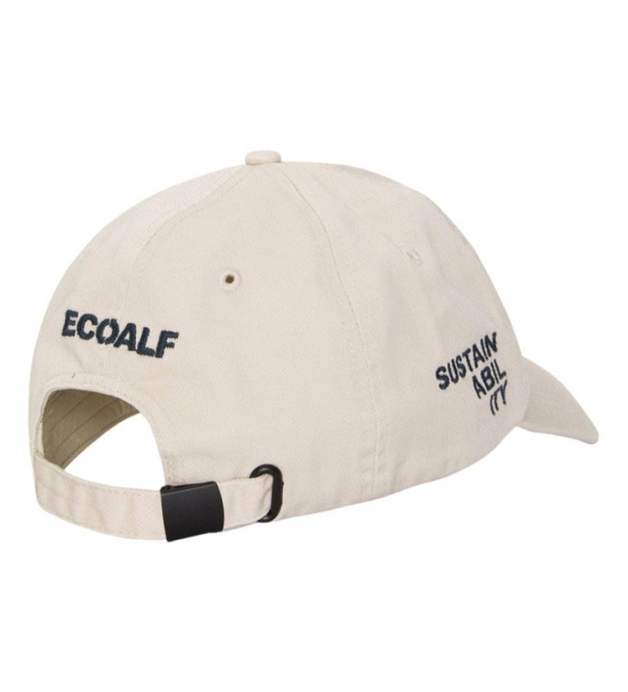 Boné ECOALF Messagealf, branco-creme