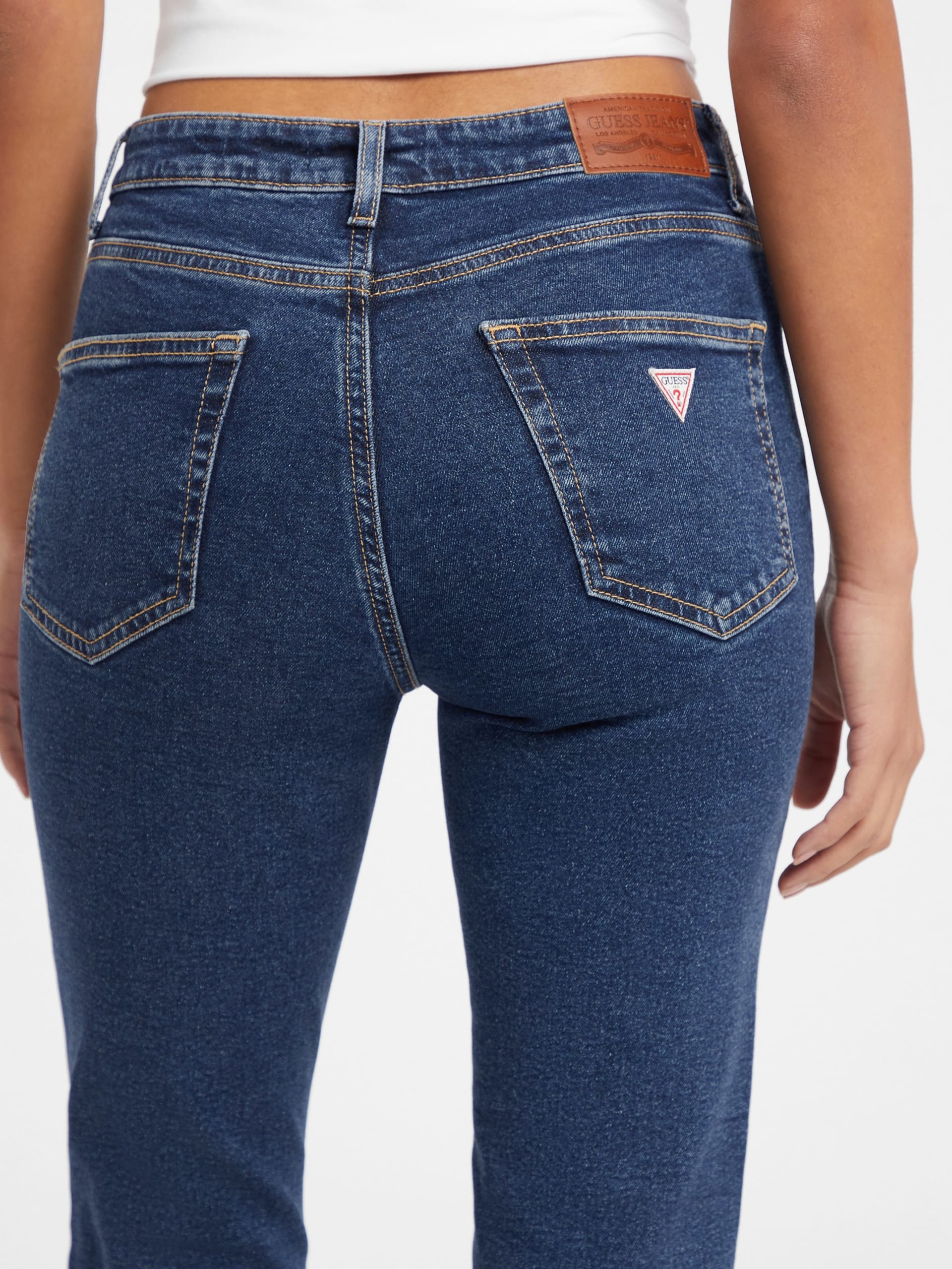 Calça jeans skinny de cintura alta G05