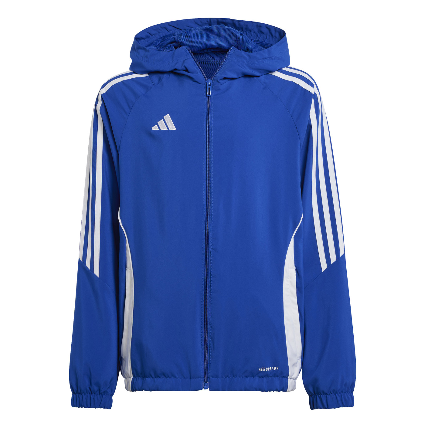 Adidas Tiro 24 Windbreaker Kids Blauw Wit