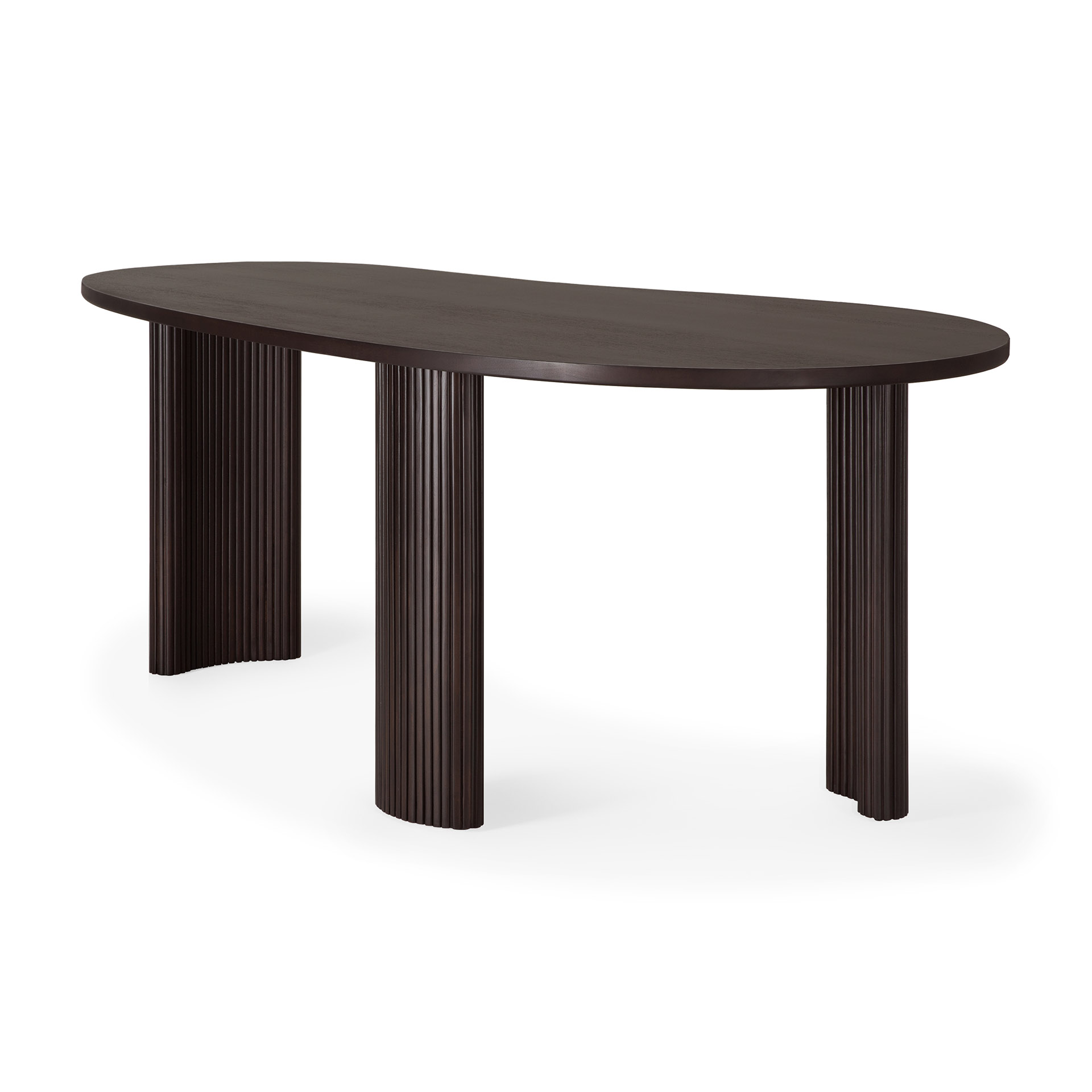 Ethnicraft - Boomerang bureau 200 - donker mahonie