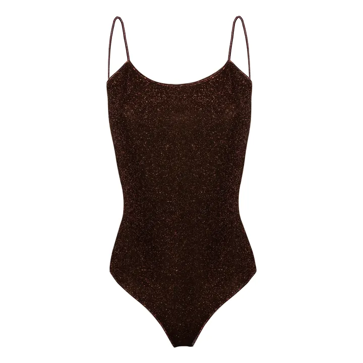 Oseree Maillot 1 Pièce Lumière | Chocolat
