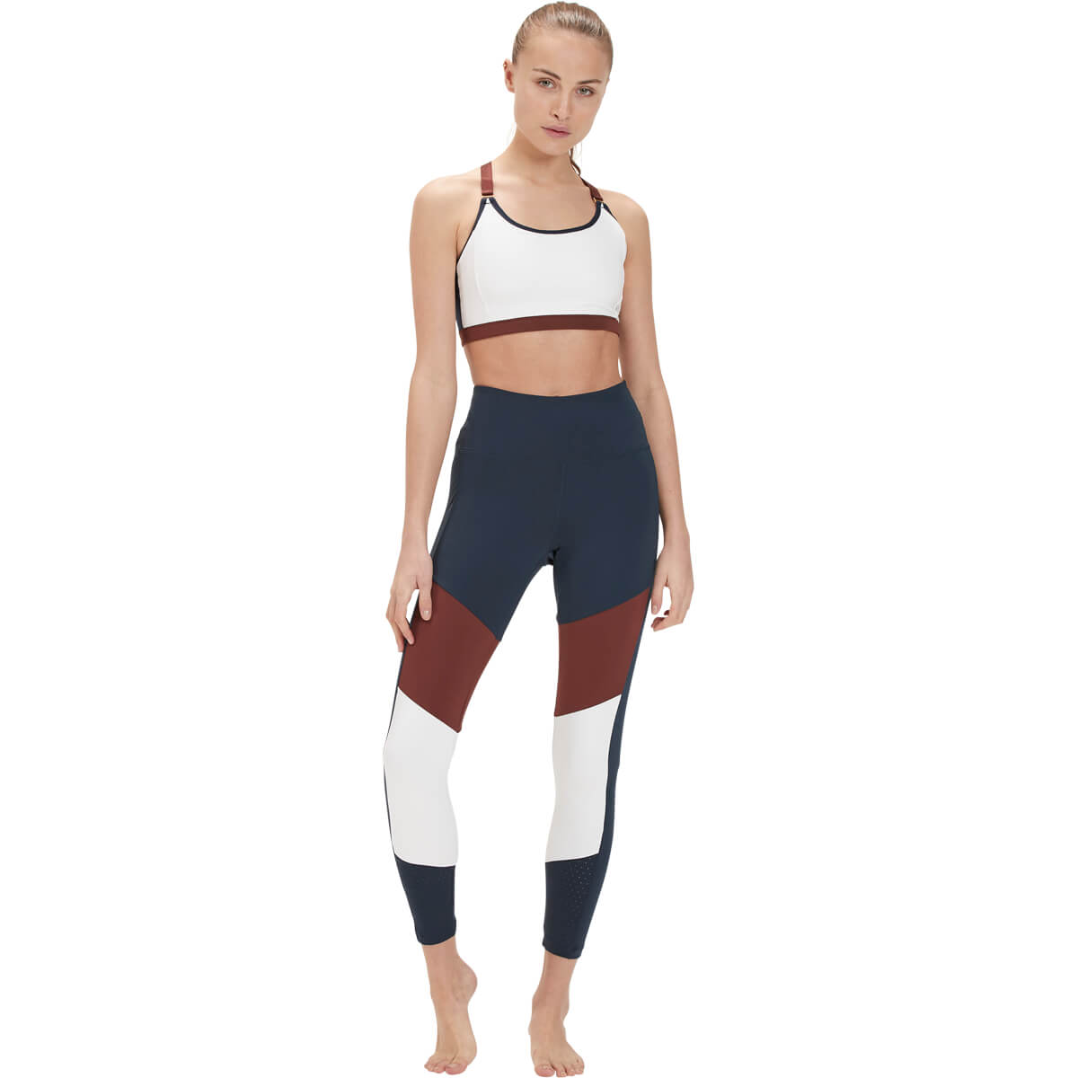 Athlecia Sasham Color Block Medium Support Sports BH Dame