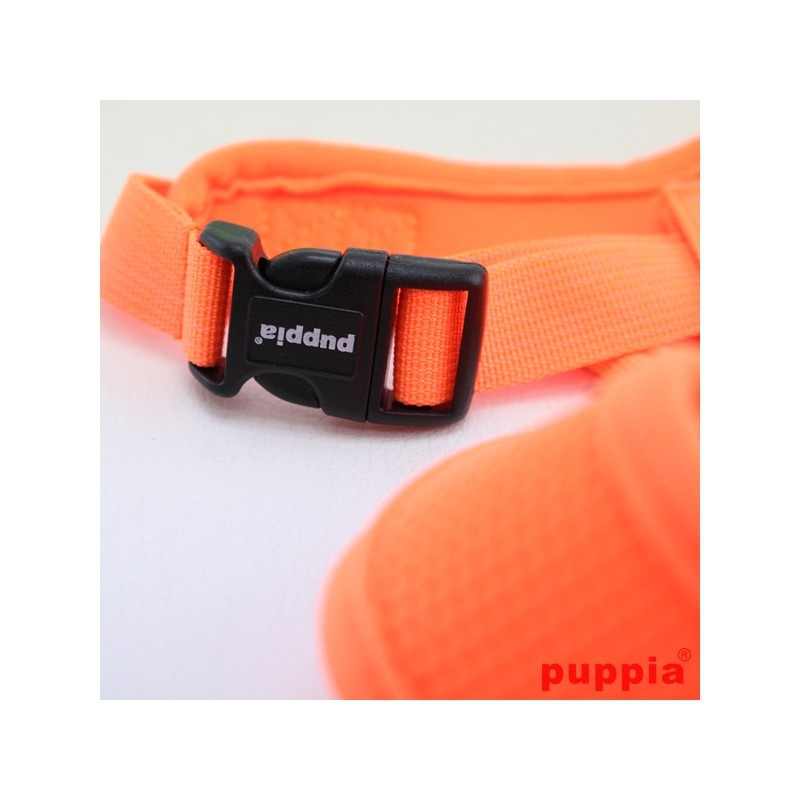 Coleira para cães Puppia Neon Soft laranja.