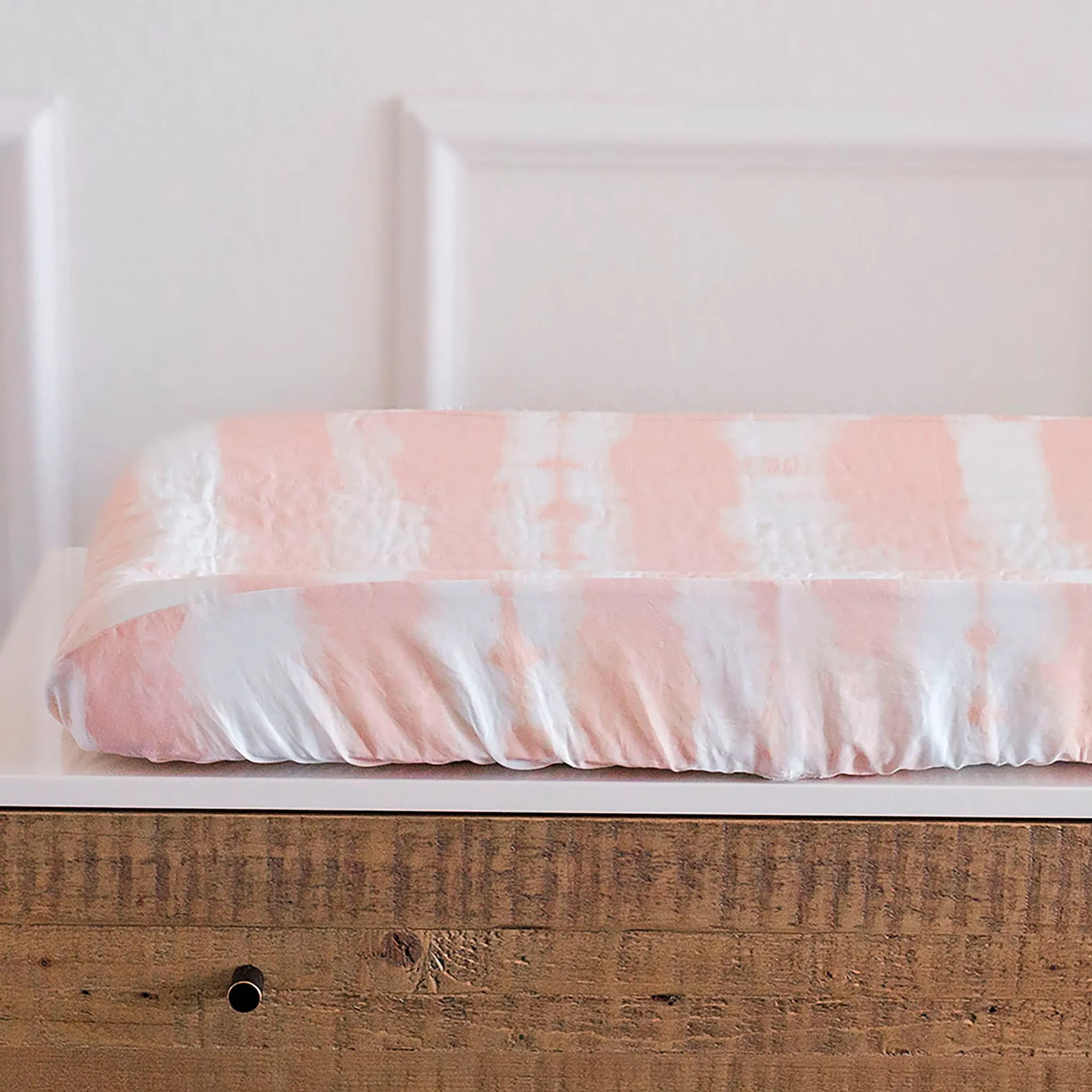 Crane Housse de Matelas à Langer Parker - Rose tie-dye