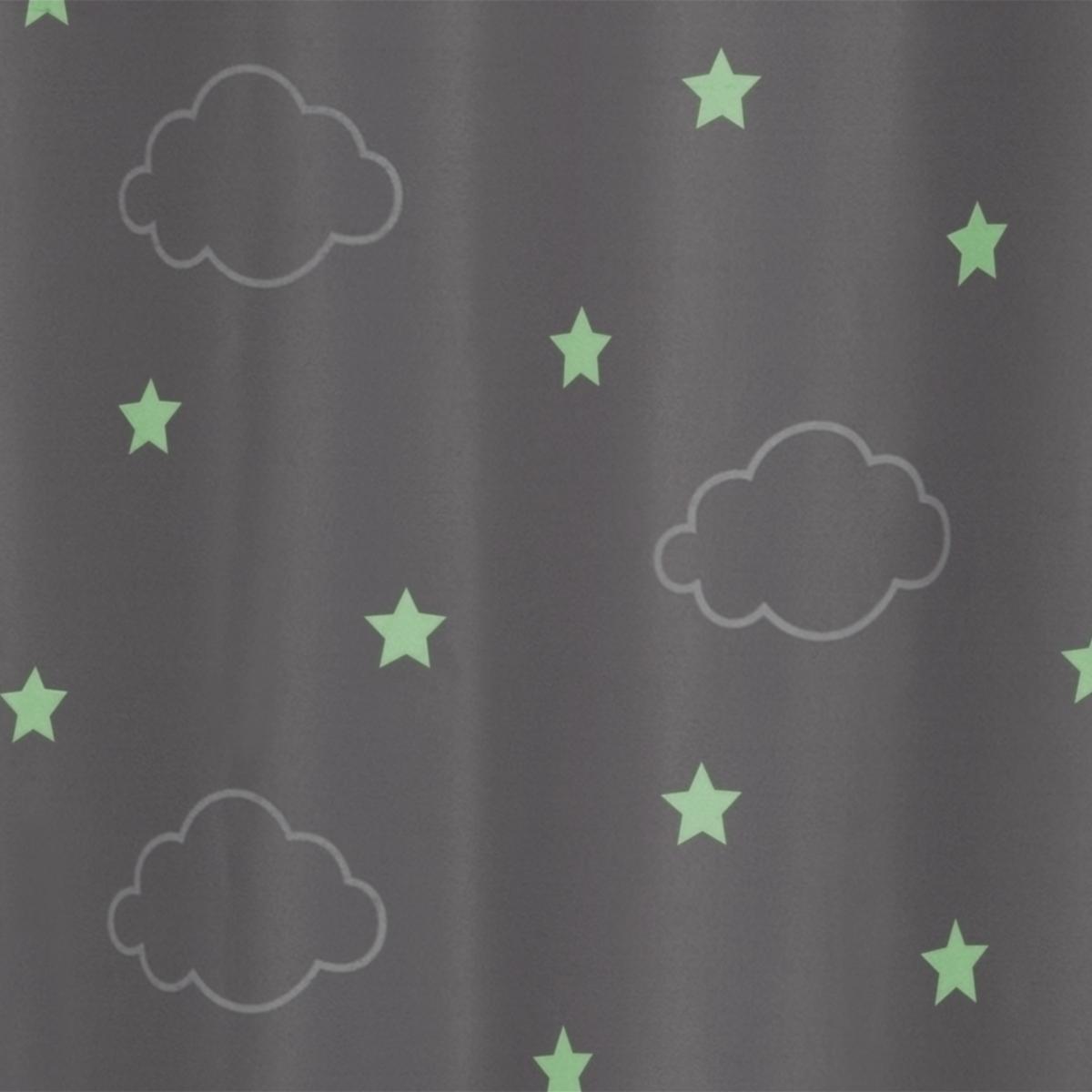 RIDEAU OCCULTANT PHOSPHORESCENT GRIS