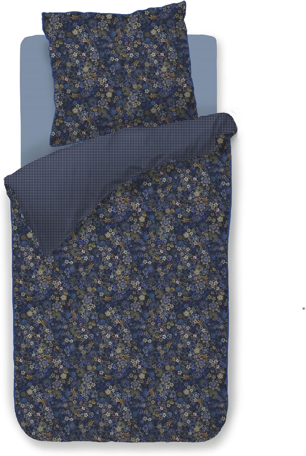Pip Studio Bettbezug-Set Tutti i Fiori Dunkelblau 155x220cm