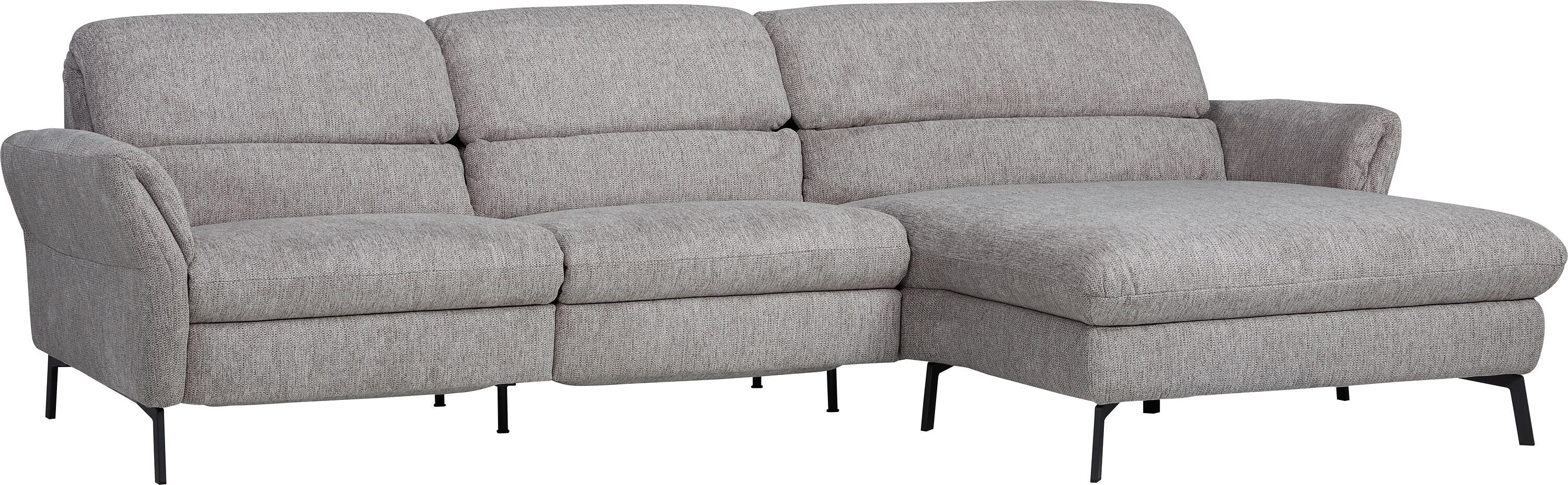 SEBO Ecksofa - Grau / B: 284.0 cm x T: 161.0 cm x H: 84.0 cm