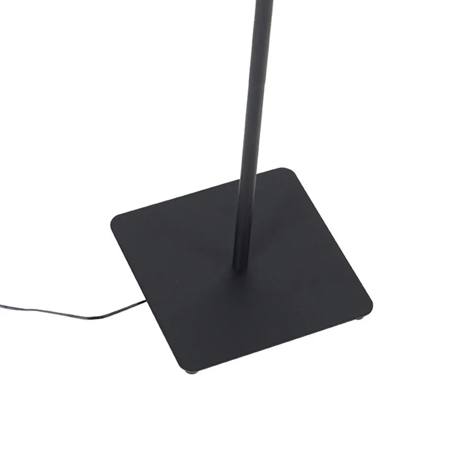 Qazqa vloerlampen botot zwart geïntegreerde led