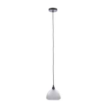 Hanglamp Kai smoke glas 10,5x12,5 cm