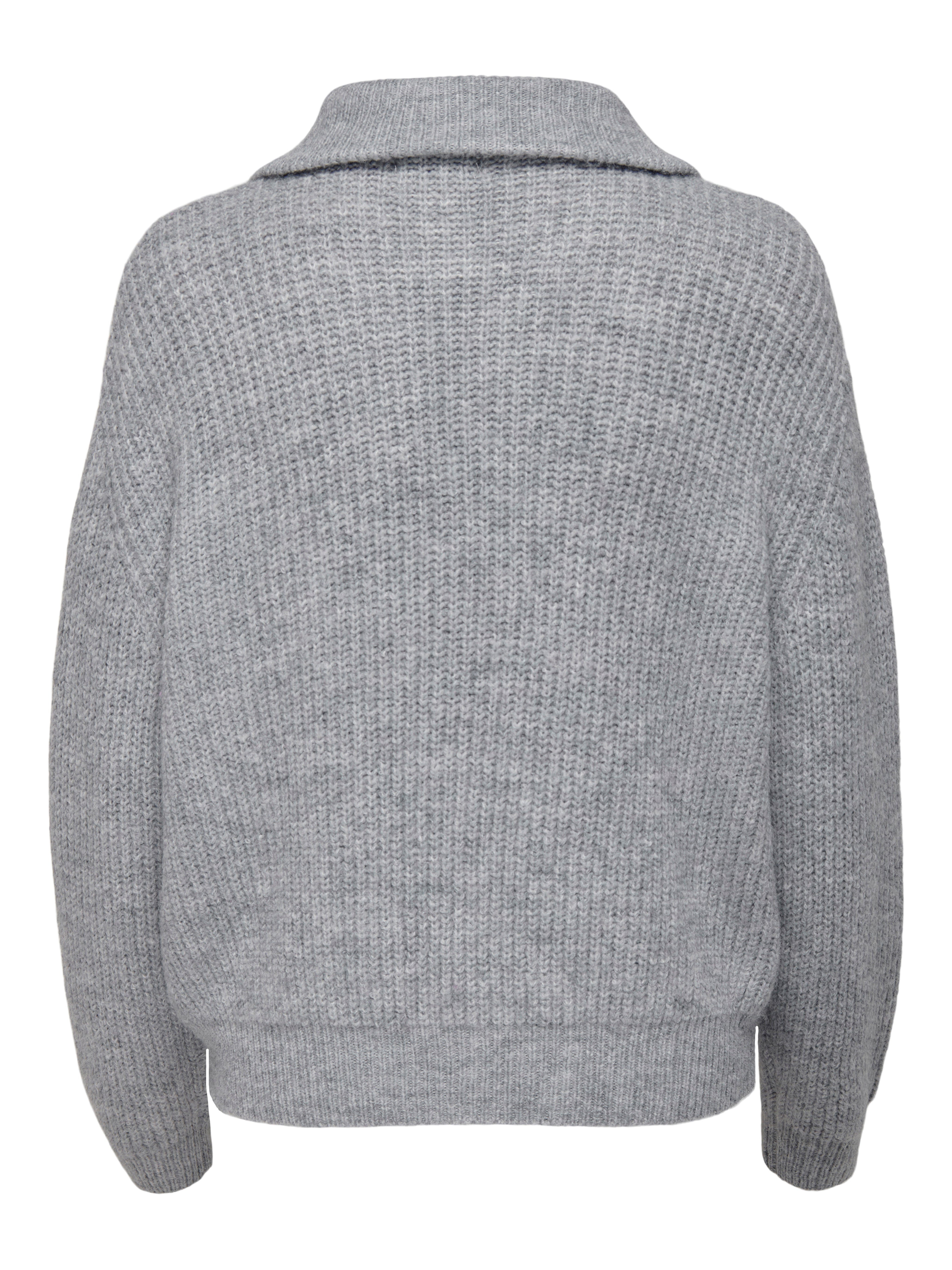 ONLBAKER Strickpullover Light Grey Melange