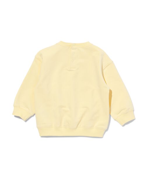 sweat fête pour bébé écru