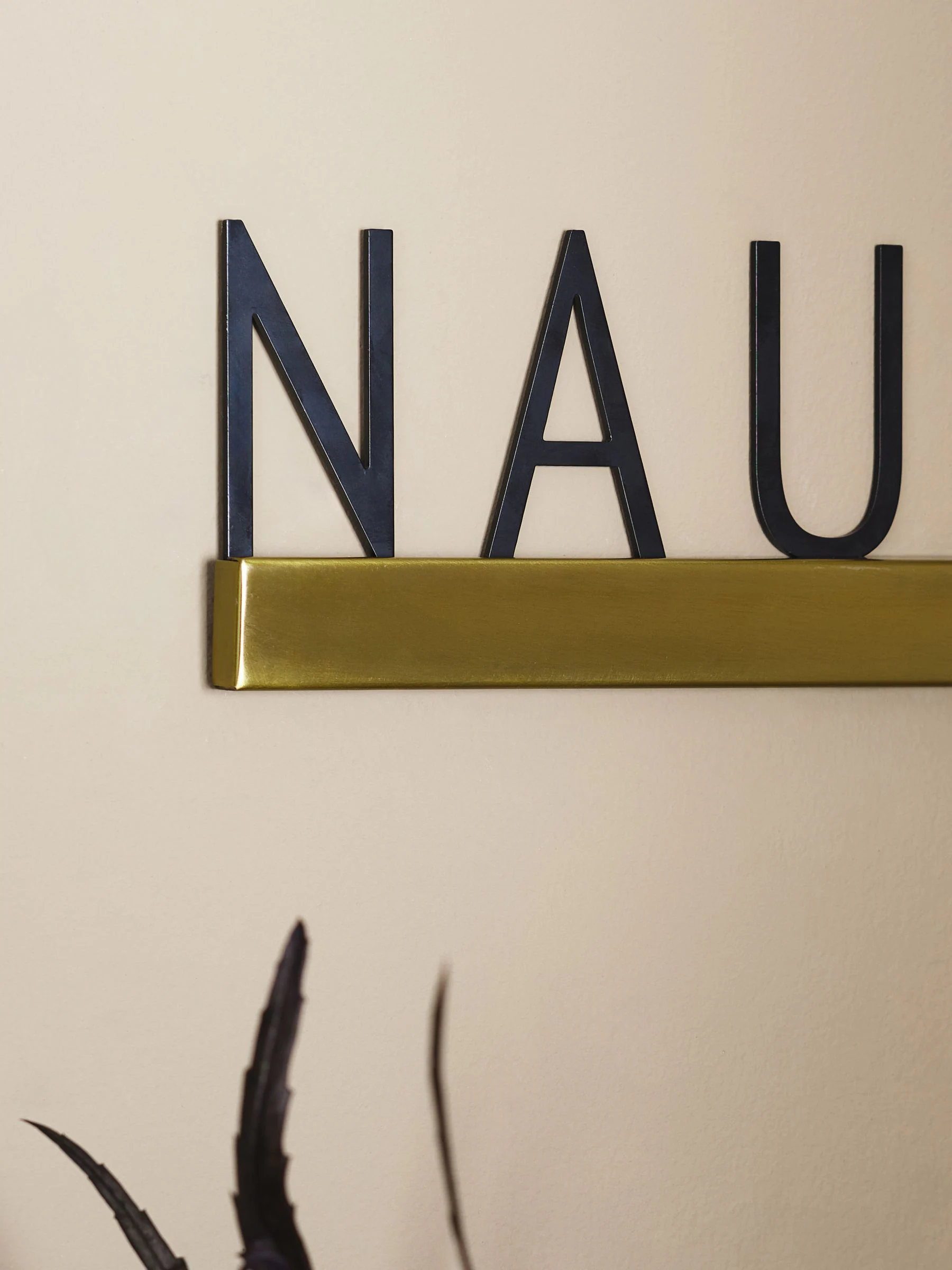Naughty Corner Metal Folding Wall Sign