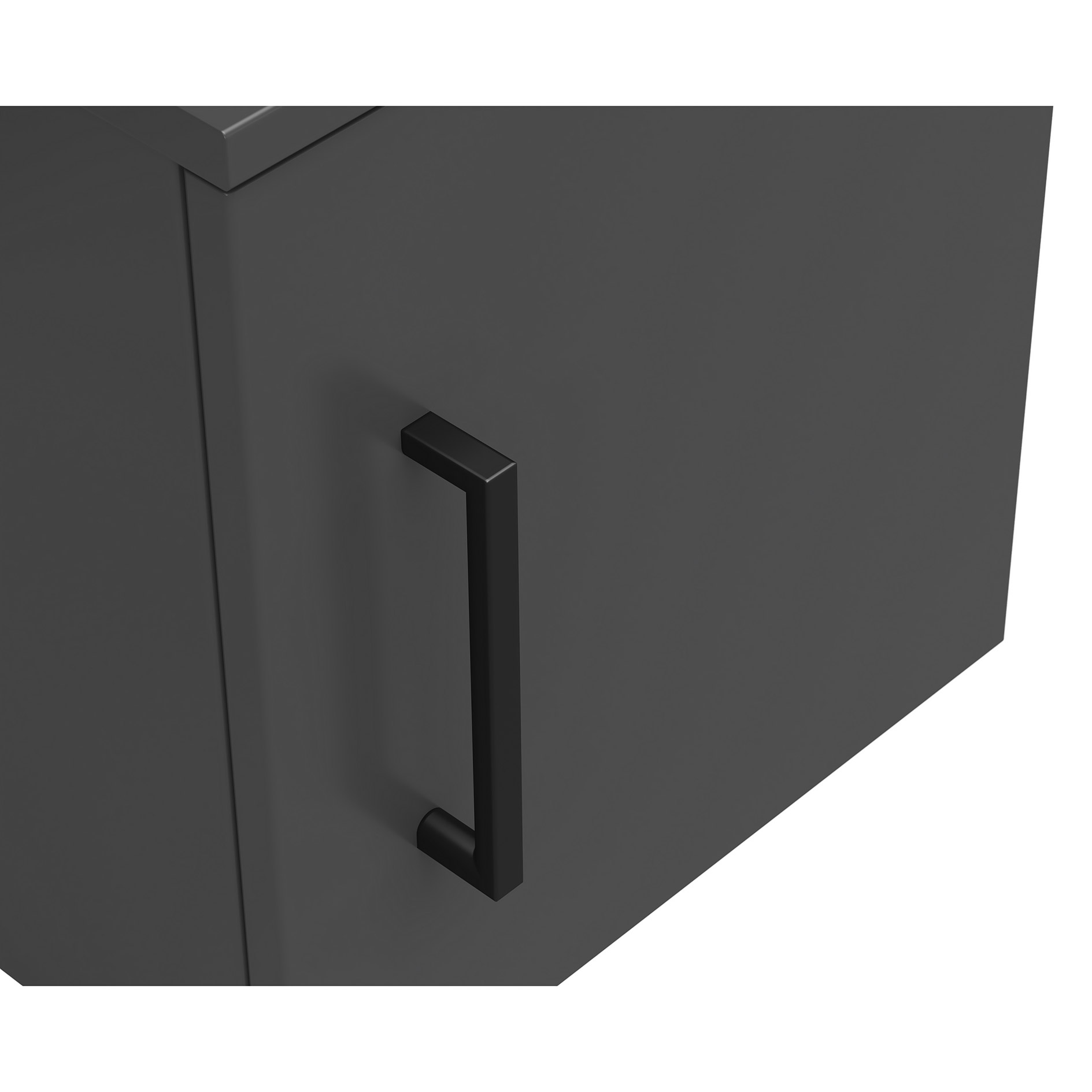 Aufsatzelement - auch hängend verwendbar - anthrazit - Breite 30 cm