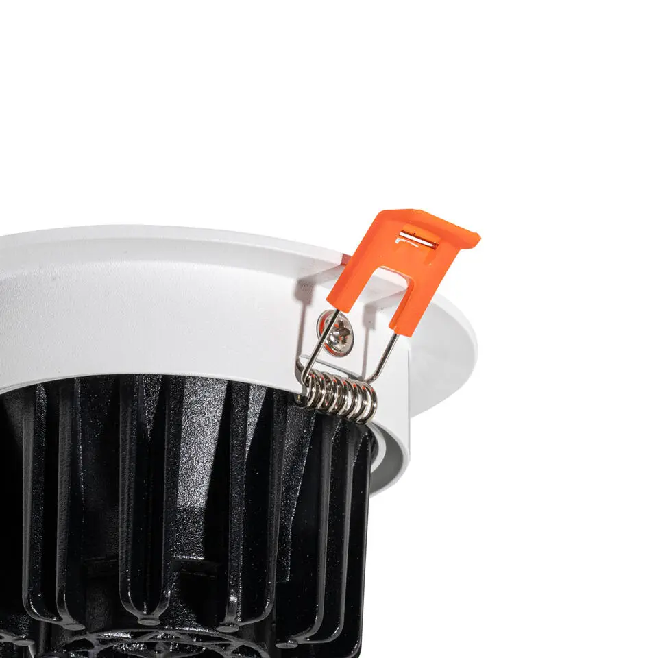 Qazqa professional inbouwspots gaius wit geïntegreerde led