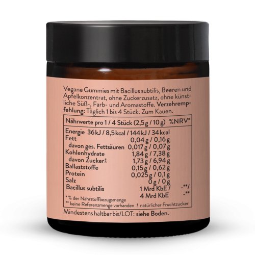 Sunday Natural Products  Bacillus Subtilis Beeren Gummies