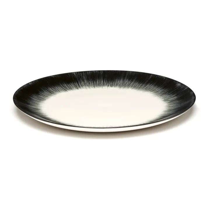 Serax Assiette Ann Demeulemeester - Set de 2 | Noir